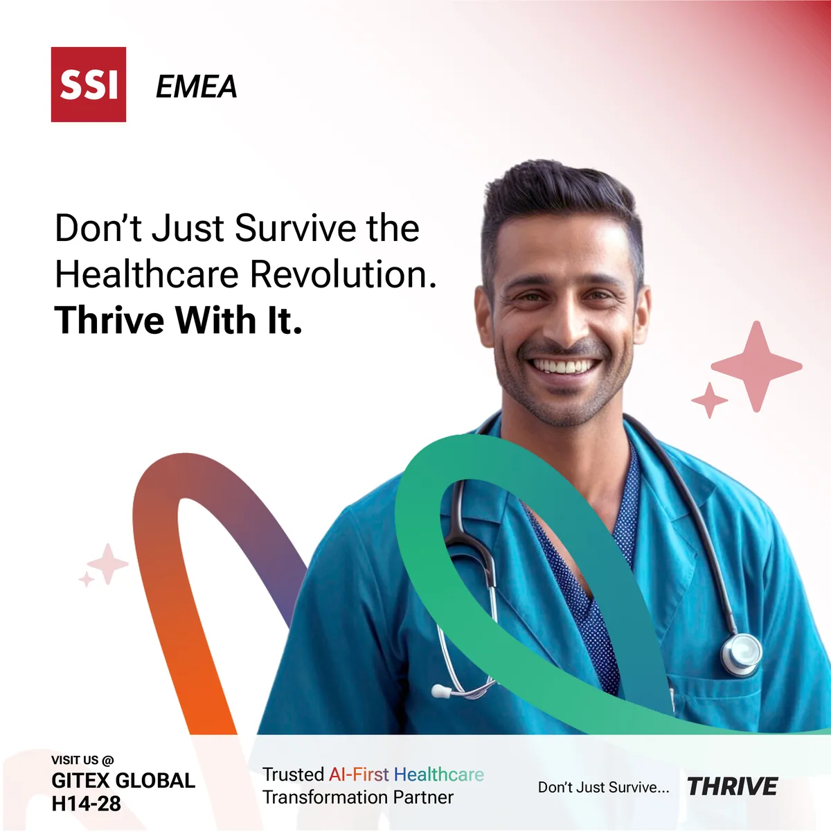 Thrive campaign launch post: Don’t just survive the healthcare revolution. Thrive with it.